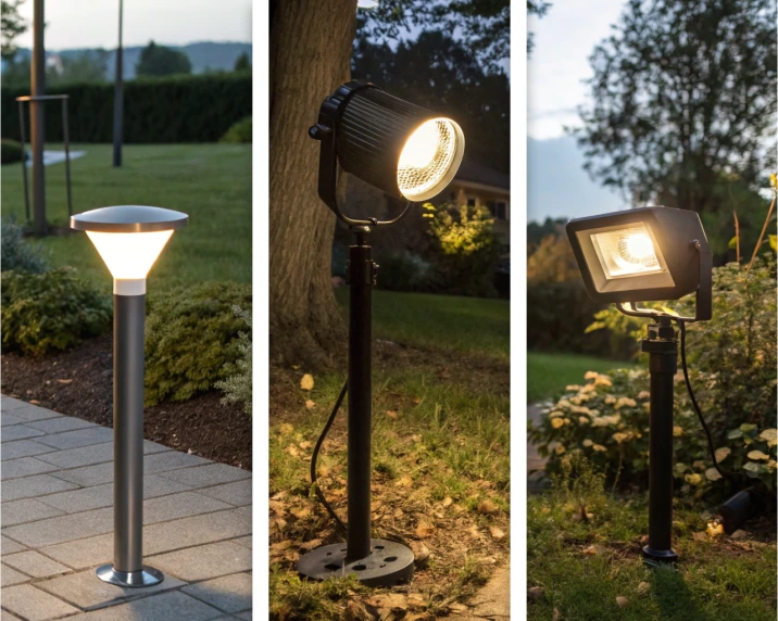 Path Lights vs Spotlights vs Floodlights