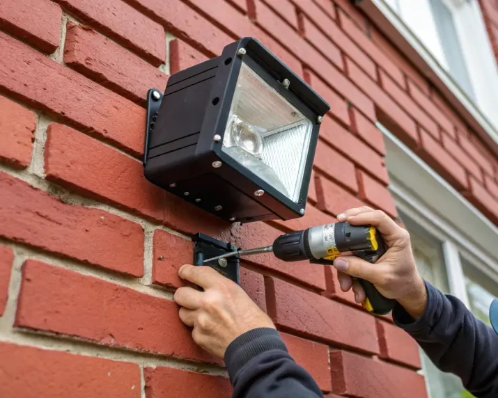Precise landscape lighting setup