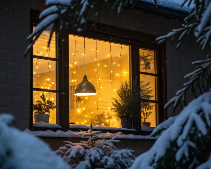 Cozy winter window.