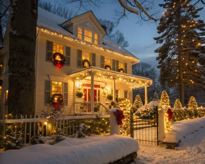 Christmas light themes in LA