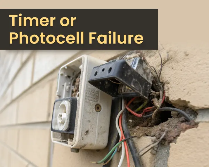 Challenges occurring due to Timer or Photocell Failure